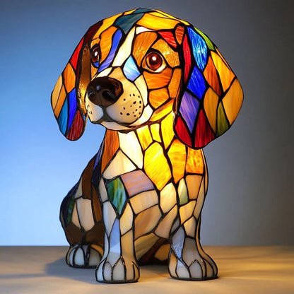 Handmade Dog Lamps