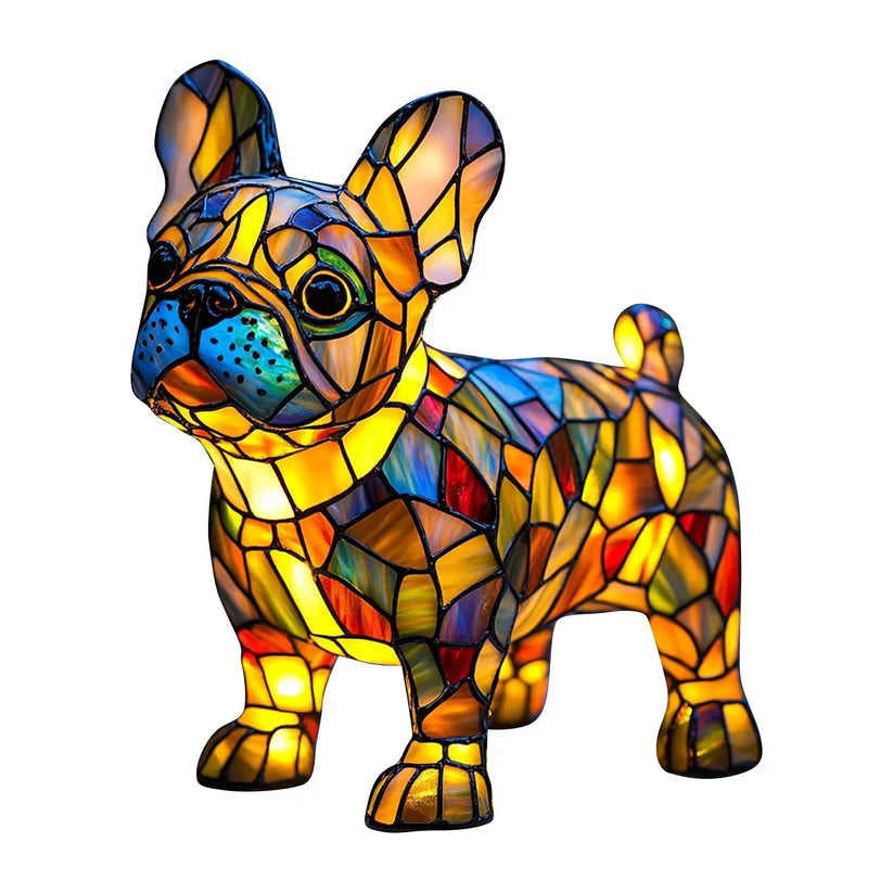 Handmade Dog Lamps