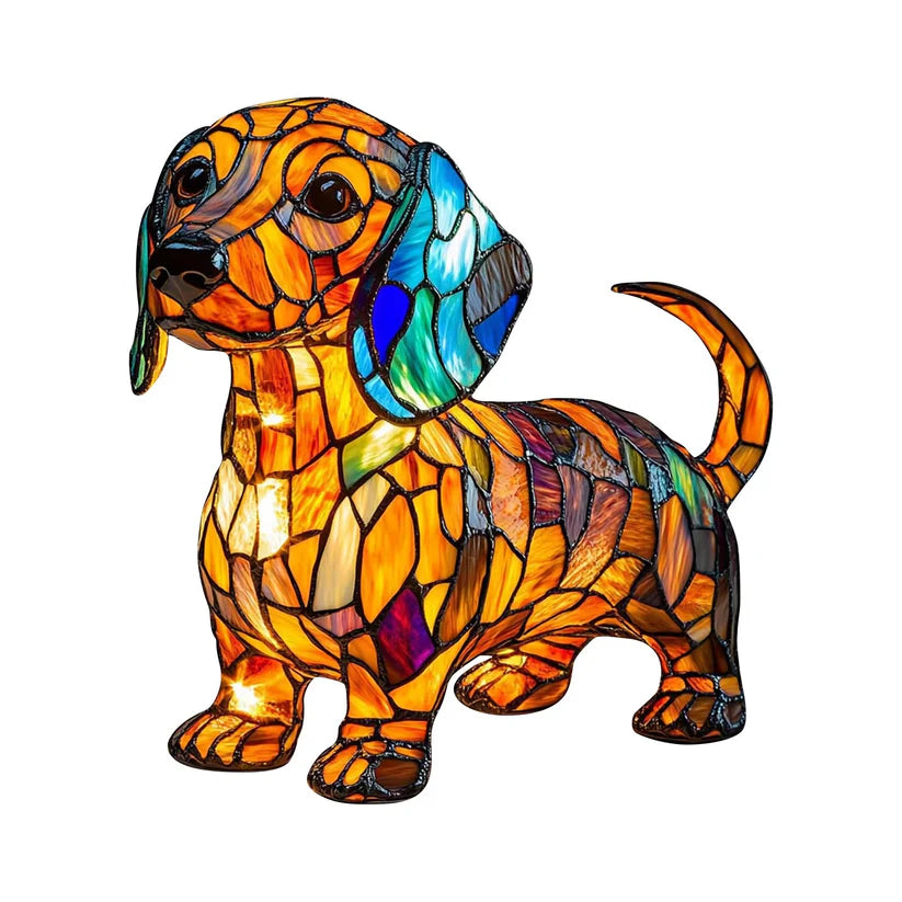Handmade Dog Lamps